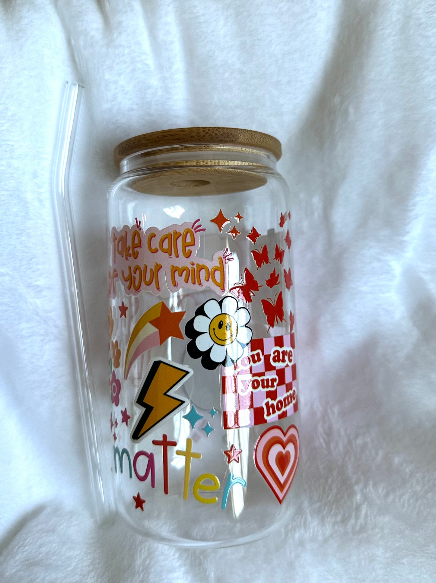 Self Love Glass Cup