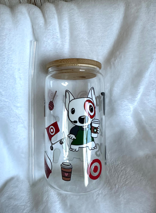 Trips and Sips Target Starbucks Glass Cup