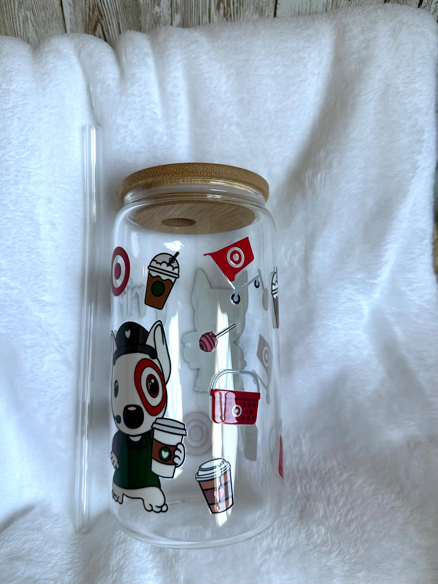 Trips and Sips Target Starbucks Glass Cup