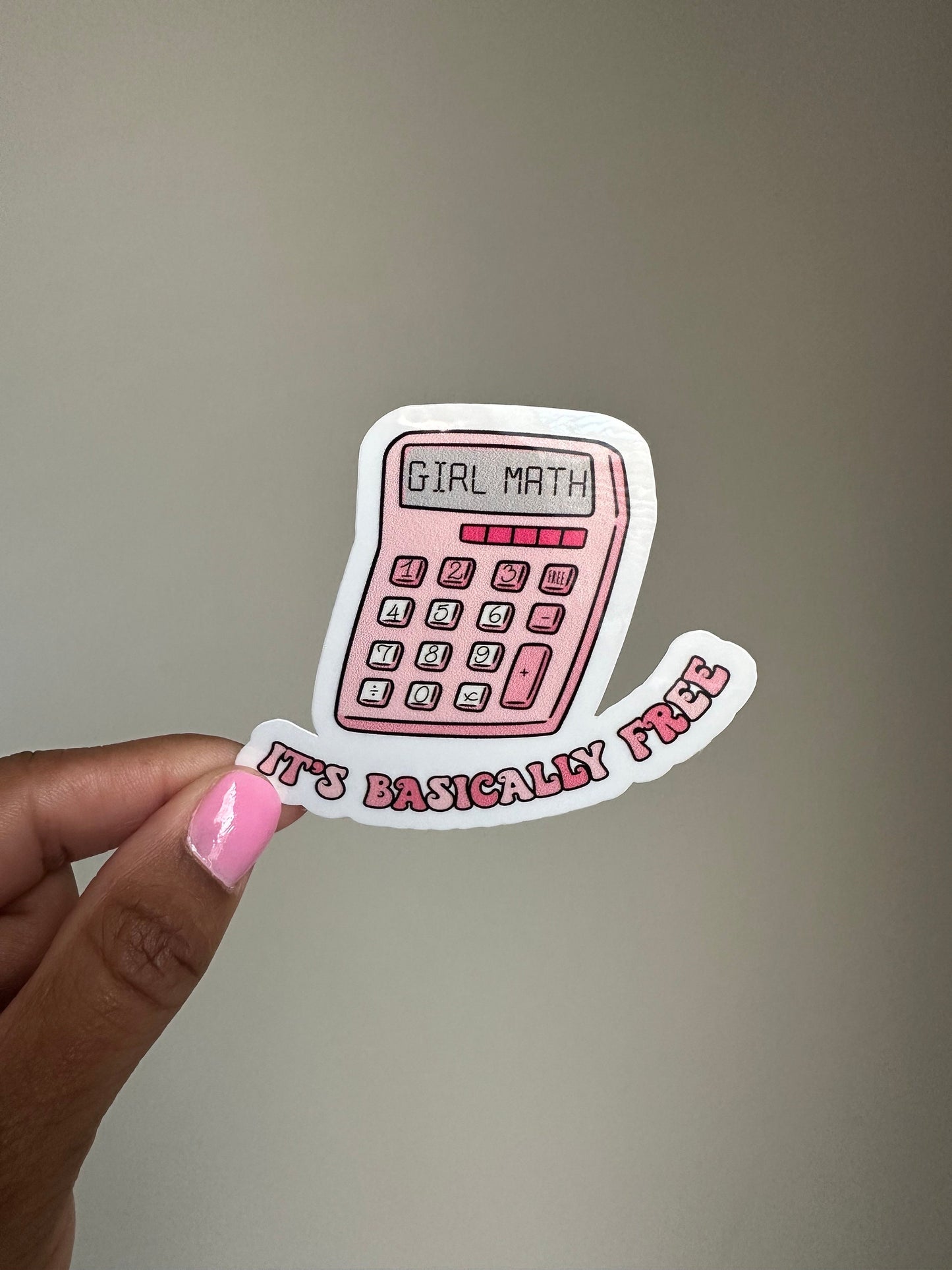 Girl Math Sticker