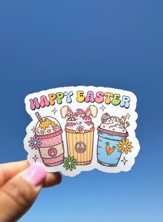 Happy Easter Drinks Sticker